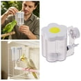 thumbnail image 2 of Automatic Bird Water Dispenser Flower Shaped Transparent Parrot Water Feeder Bottle Floating No Spill Cage Mount Bird Waterer Cage Accessories for Budgie Lovebird Conure Small Birds, 2 of 4