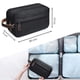 thumbnail image 5 of Organizador de artículos de tocador de viaje, elegante material de lona con funcionalidad de organizador de artículos de tocador multiusos para viajar sin complicaciones, 5 of 5