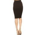 thumbnail image 3 of Women's Pull On High Waist Casual Office Bodycon Solid Pencil Skirt S-3XL, 3 of 5
