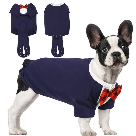 PUMYPOREITY Dog Recovery Suit, Surgery Recovery Suit, Professional Pet Recovery Shirt, Alternative After Surgery for Abdominal Wounds Bandages