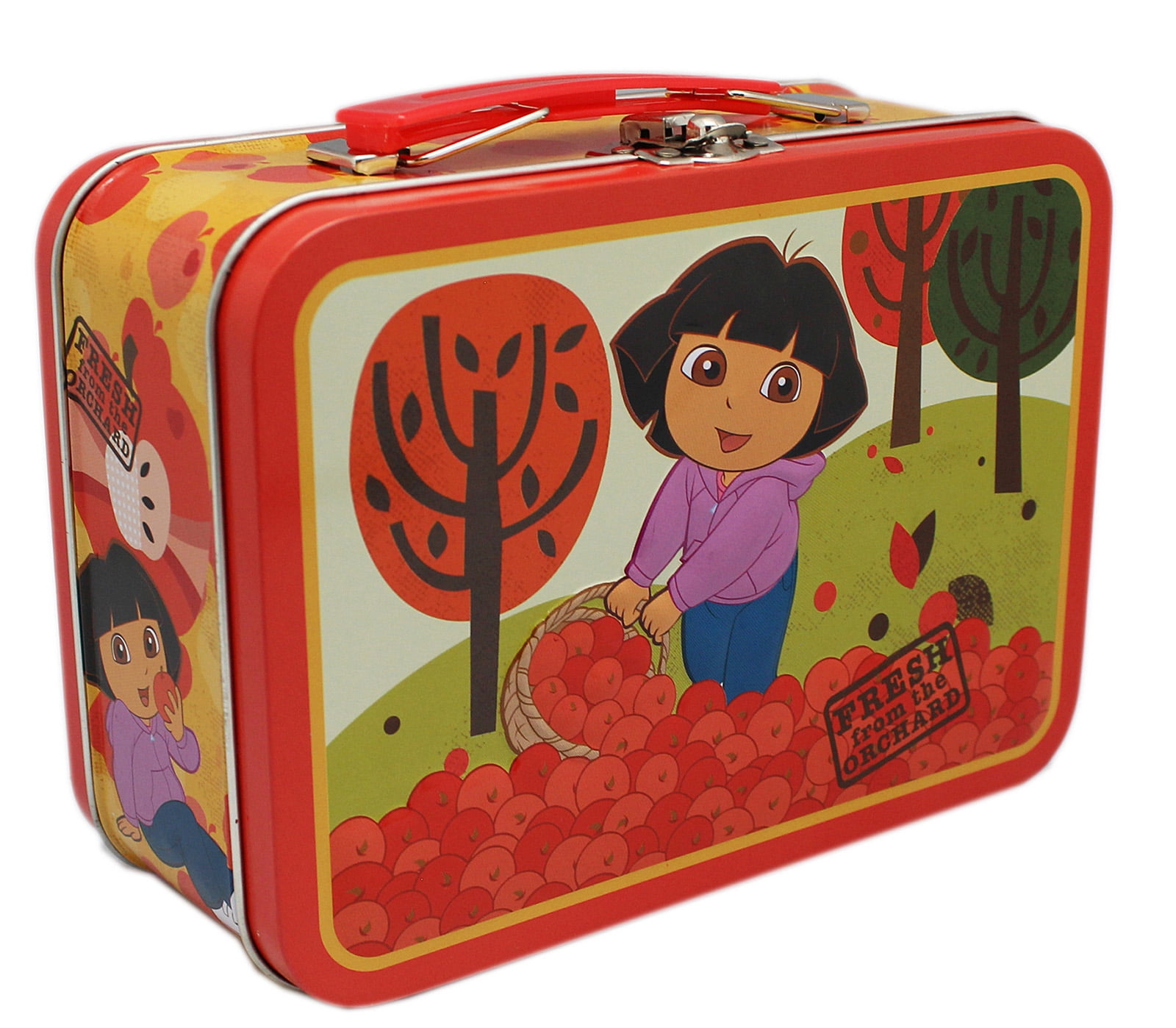 Dora the Explorer Fresh From the Orchard Small Tin Lunch Box