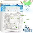 thumbnail image 4 of Enfriador de aire portátil refrigerado por agua, mini ventilador de aire acondicionado personal quatre en un a prueba de , enfriadores evaporativos Hum - blanco Colco Ventilador, 4 of 8