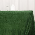 thumbnail image 4 of Balsa Circle 90x156 in Green Shaggy Fringe Polyester Rectangle Tablecloth Party Events Home Decorations Supplies, 4 of 8