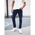 thumbnail image 4 of Jeans Ajustados Casuales Elásticos Para Hombre, 4 of 8