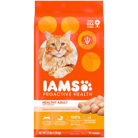 UPC 019014712564 product image for Iams Proactive Health Chicken Dry Cat Food  3.5 Lb Bag | upcitemdb.com