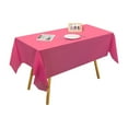 thumbnail image 5 of Thick Disposable Peva Rectangle Tablecloth, Thick Table Cover For Party Birthday Wedding Picnic Home Gatherings, Easy Clean Tear Resistant And Convenient Disposable Table, 5 of 5