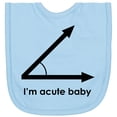 thumbnail image 2 of Inktastic I'm Acute Baby Funny Math Pun Newborn Bib, 2 of 3