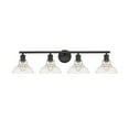 thumbnail image 1 of Golden Lighting 0305-BA4 BLK-CLR Sculver Bath Fixation, Noir, 1 of 1