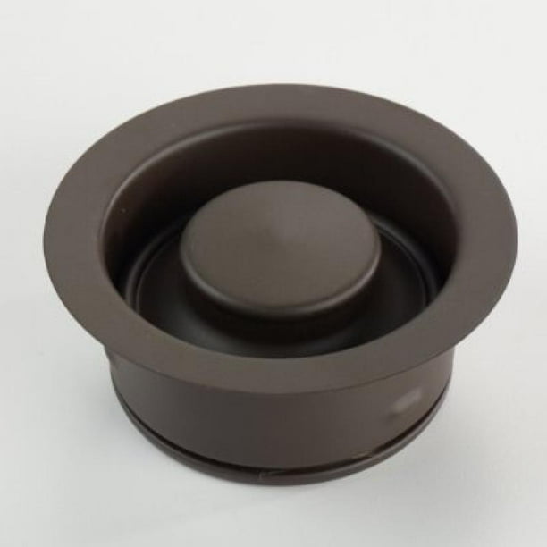 Waste King 3156 3Bolt Mount Sink Flange and Stopper, Oil Rubbed Bronze