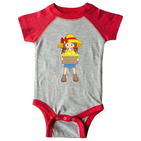 

Inktastic Farming Girl with Crate of Lemons Gift Baby Girl Bodysuit