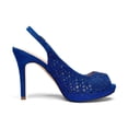 thumbnail image 2 of Zapatos DREAM PAIRS Plataforma de Fiesta con Pedrería y Punta Abierta Talla 7, 2 of 6