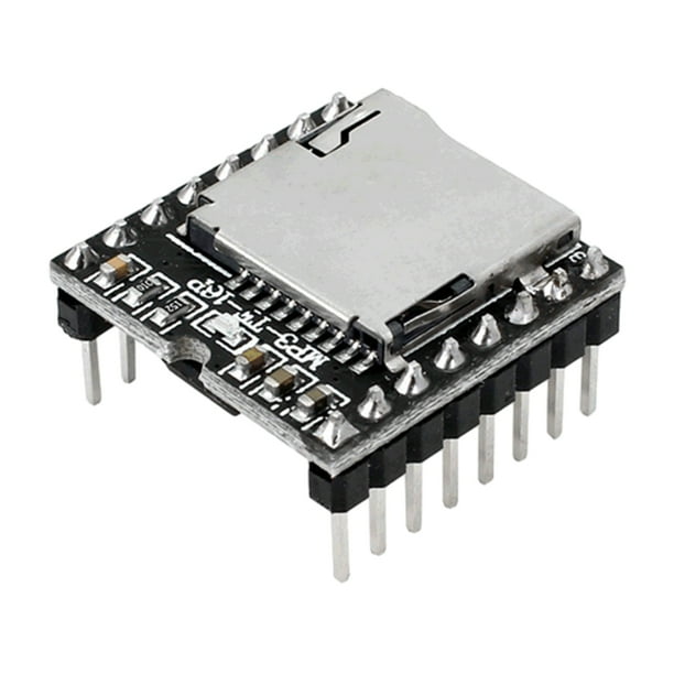 Tarjeta TF U Disk Módulos de reproductor DF Tablero de decodificación de voz MP3 conveniente para Arduino