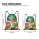 thumbnail image 4 of Bolsa con cordón clásica de Rick y Morty, plegable, para deportes, fitness, unisex, bolsa de viaje para deportes de playa, mediana, 4 of 8