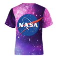 thumbnail image 5 of NASA T-Shirts for Boys Girls, Kids 3D Print Short Sleeve, Unisex Crew Neck Tee Shirts for Youth, 5 of 9