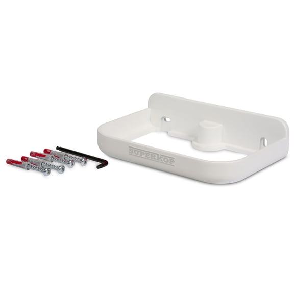 Superkop Wall Set – White Wall-Mount Espresso Machine Accessory