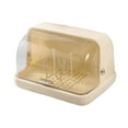 thumbnail image 5 of Dualoai Cup Storage Holder with Cover Nursing Bottle Dry Rack Hollow Bottom Multipurpope Yellow, 5 of 9