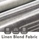 thumbnail image 2 of Cortinas térmicas DriftAway Chris Linen Blackout de 160 cm, 2 of 8