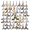 1A, variant on vintage Eiffel Tower Stickers, Waterproof Eiffel Tower Sticker for Water Bottle Laptop Phone Cases Planner Skateboard Luggage Helmet Party Favor Decor, Ideal for Adults Teens Teacher Rewards