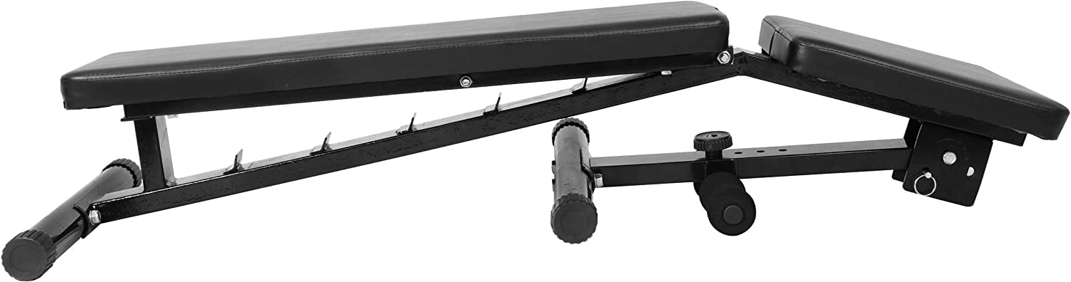 Weight Bench Adjustable, Foldable Workout Benches Multi-purpose Full Body Exercise Incline Decline Bench for Home Gym Strength Training,