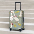 thumbnail image 3 of Wukai Cute Farm Birds Elastic Luggage Cover: Personalized Protection for Your Suitcase - Fits 19~29-inch, Washable & Durable Travel Companion-Small, 3 of 8