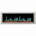 thumbnail image 2 of Litedeer Homes Electric Fireplace Insert ZEF78VA Litedeer Latitude II Wall Mounted Electric Fireplace with App, Amber 58 inch, 2 of 5