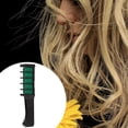 thumbnail image 3 of Peine de tiza para el cabello Zulema Regalo de cumpleaños Verde, 3 of 7