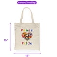 thumbnail image 5 of Peace Love Pride Beagle with Rainbow Sunglasses LGBT LGBTQ+ Canvas Tote Bag Beagles Dog Lover Gifts Idea Reusable Shopping Grocery Bag - 01004, 5 of 5