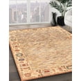 thumbnail image 3 of Ahgly Company Machine Washable Indoor Rectangle Abstract Orange Area Rugs, 5' x 7', 3 of 7
