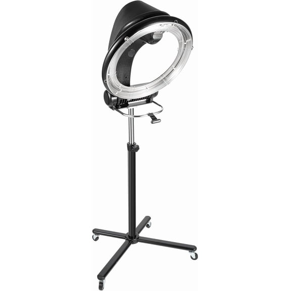 1000W Professiona Orbiting Infrared Hair Dryer Freestanding Rotating 3-in-1 Timer Hair Dryer Adjustable Temperature Height Standing Processor with Rolling Base for Color Salon SPA Home Hair Care