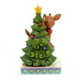 thumbnail image 2 of Jim Shore Rudoph Standing By Tree Polyresin Traditions 6001595, 2 of 2