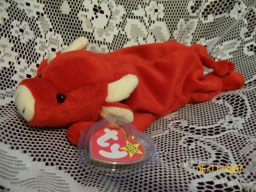 tabasco the bull beanie baby value