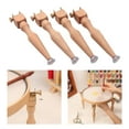 thumbnail image 4 of Adjustable Wooden Embroidery Hoop Stand Legs 4Pcs Needlework Stitch Embroidery Legs Rack Holder Crafts Supplies Tools, 4 of 10