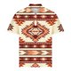 thumbnail image 2 of Camisas de Manga Larga para Hombres Impresos Girar Hacia Abajo Botones de Cuello Lateral Dividido, Casual Blusa de Manga Corta, 2 of 5