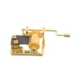thumbnail image 2 of Safeglitz Hand-Cranked Music Box Mechanism Replacement - Gold Classic Piano, DIY Crafting & Repair, 1PC, 2 of 8