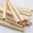 thumbnail image 3 of 25 Pack of Unfinished 1/2” x 12” Hardwood Square Wooden Dowel Rods or Sticks - Perfect for DIY Arts and Crafts Projects as Well as Home Decoration, 3 of 7