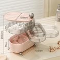 thumbnail image 2 of Makeup Brush Jewelry Divided Box 360 Rotating Jewelry Organizer, 2 of 2