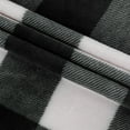 thumbnail image 5 of PiccoCasa Plush Fleece Throw Blankets for Sofa Couch, 60"x78", Black and White, 5 of 6