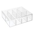 thumbnail image 2 of ZeusIndividual Grid Grande Capacité Acrylique Pratique Boîte de Rangement Multi-Usages Thé Étui de Rangement pour la Maison, 2 of 7