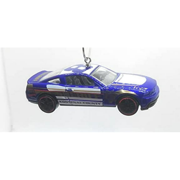 Christmas Ornament for 2010 Ford Mustang GT Sheriff Purple White