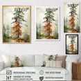 thumbnail image 4 of Designart "Rustic Redwood Forest" Tree Redwood Wall Decor, 4 of 7