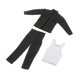 thumbnail image 4 of 3 piezas 1/12 escala hombres figura chaqueta pantalones chaleco disfraz, ropa en miniatura para modelo de muñeca de 6 ", figuras de masculino, 4 of 9