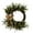 colorful, variant on Handcrafted Leaf Wreath with Burlap Bow Elegant Home Decor for All Seasons 18-inch Diameter