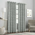 thumbnail image 1 of Vera Light Filtering Grommet Curtain Panel Pair 52" x 95" each in Grey, 1 of 5