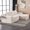 Beige, variant on Corduroy Modular L Shaped Sectional Sofa,Luxury Floor Couch Set,Upholstered Indoor Furniture,Foam-Filled Compressed Sofa for Living Room,Bedroom,BEIGE
