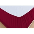 thumbnail image 3 of Premier 2000 Rayon Made from Bamboo Bed Sheets Set - Queen Red Sheets, Ultra Soft Sheets-Deep Pockets 16"-Wrinkle Resistant-4 Pieces, Queen Size, Red, 3 of 3