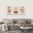 thumbnail image 3 of Boho Wall Decor Living Room Canvas Wall Art For Bedroom Minimalist Abstract Wall Paintings Roomwall Decorations For Kitchen Abstract Prints Office Wall Pictures Bathroom Home Decoration 3 Piece Set, 3 of 6