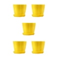 thumbnail image 1 of Florero de Plástico Wosthever Multicolor Amarillo XS, 1 of 6