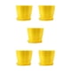 thumbnail image 2 of Florero de Plástico ABS Cateissary Amarillo XS, 2 of 6