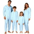 thumbnail image 4 of KANG Family Matching Hooded Zip Up clothes Baby Homewear Sleepwear Outfit For Parents And Kids, 4 of 7