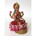 thumbnail image 3 of Pacific Trading Lakshmi Hindu Goddess on Lotus Statue Sculpture, 3 of 3